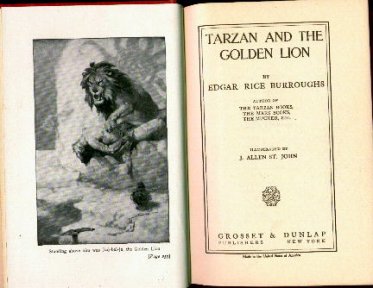 St. John Golden Lion Frontispiece & title