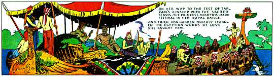 Tarzan and the Egyptians ~ Hal Foster Art