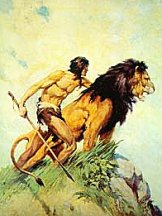 Tarzan and Jad-bal-ja the Golden Lion