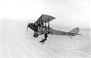 Aerial stunt from the epic silent Wings