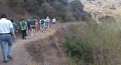 Lord Passmore leads his safari along the treacherous trail