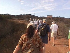 Approaching the summit: Mulholland Drive