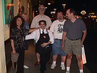 Sue-On ~ Ginnie ~ Dick ~ BUBBLES ~ Steve  ~ Brian at Jerry's Deli