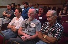 Bob Hyde and Pete Ogden with panel audience