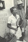 Flo and Ed at the Tennis Club