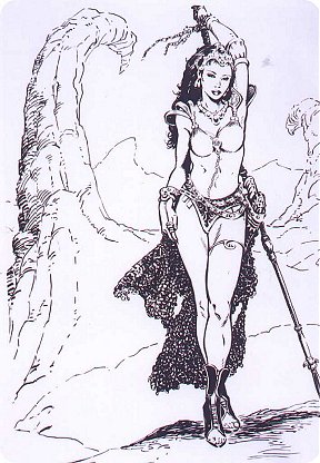 Dejah Thoris by unknown artist