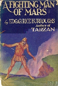 Hugh Hutton Wraparound Cover: A Fighting Man of Mars - frontispiece