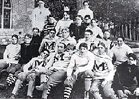 Quarterback Ed Burroughs and MMA Football Team