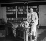 Edgar Rice Burroughs and Tiger Skin Rug