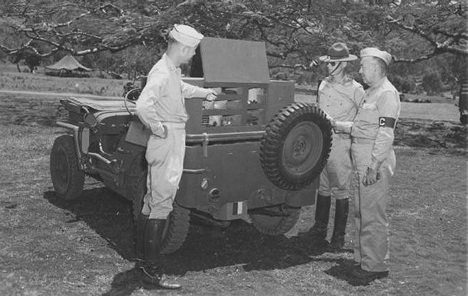 Edgar Rice Burroughs with the 112th Cavalry in New Caledonia