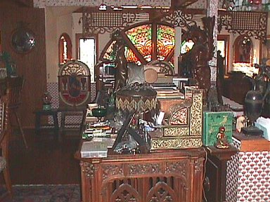 Juke boxes, tills, stained glass and other memorabilia