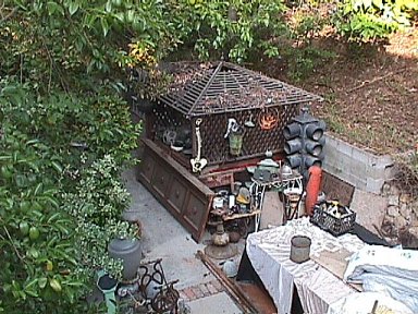 View from the deck of one of many garden houses