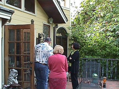 Danton, Mary and Stacy on upper deck