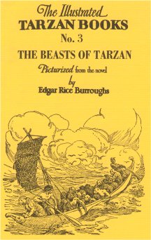 Illustrated Tarzan Books No. 3 - 1971 - The Beasts of Tarzan - Rex Maxon - 336 Pictures (1929)