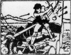 Card 9: As soon as Tarzan heard, he took the sword of the King and encouraged the army to go forth.