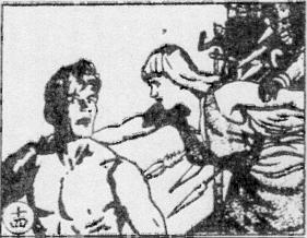 Card 14: Sherry was crying and sad. She told Tarzan that they were in big danger.