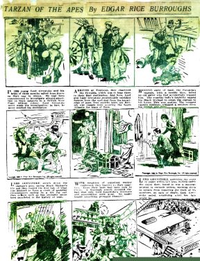 Hal Foster Tarzan of the Apes Strip