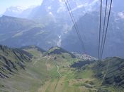 cable car back to Murren