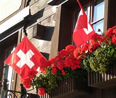 swiss flags