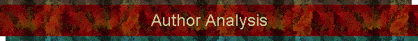Author Analysis