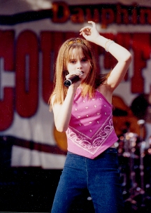 Ayla Palmer On Stage at Dauphin Country Fest 2000