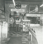Bill in the Ernest Tubb Record shop before live broadcast