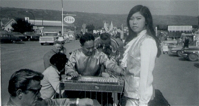 Peace Parade: Jake, John Leppington, John, Russ, Chuck on steel, Sue-On