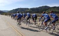 USPS Team ride on Santa Rosa Road.
