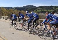 USPS Team ride on Santa Rosa Road.