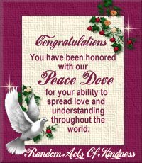 Peace Dove Award