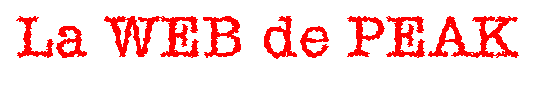 La WEB de PEAK
