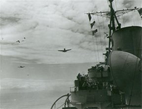 Aircraft over the Prince Robert