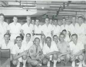 Jerry and crewmates on the Prince Robert