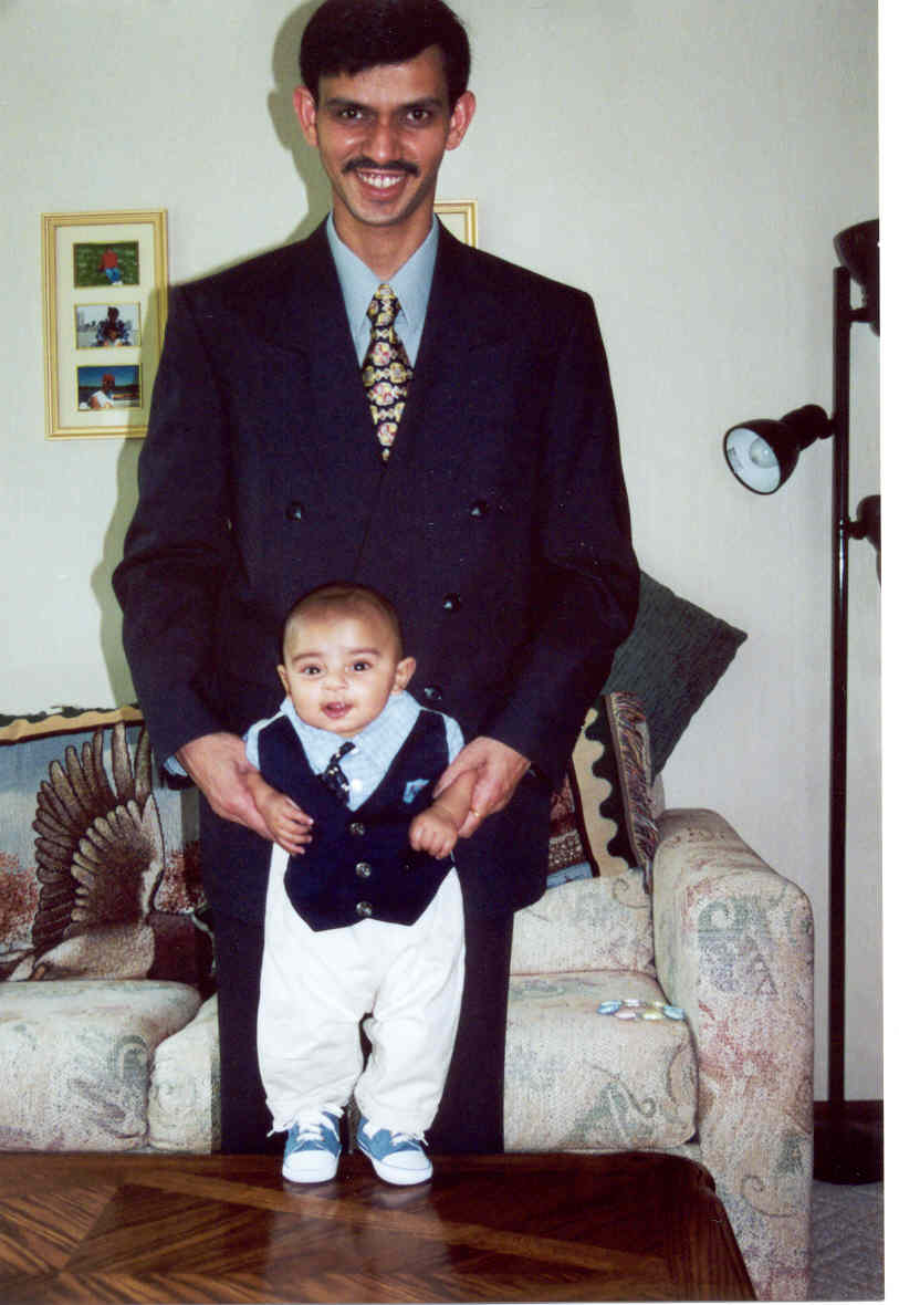 Gundu with dad on 5/4