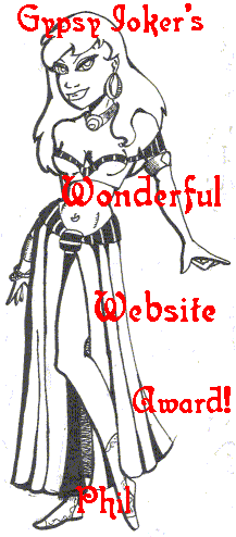 The Gypsy Joker
Award!