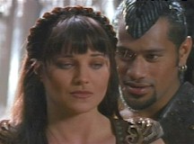 Draco tratando de convencer a Xena