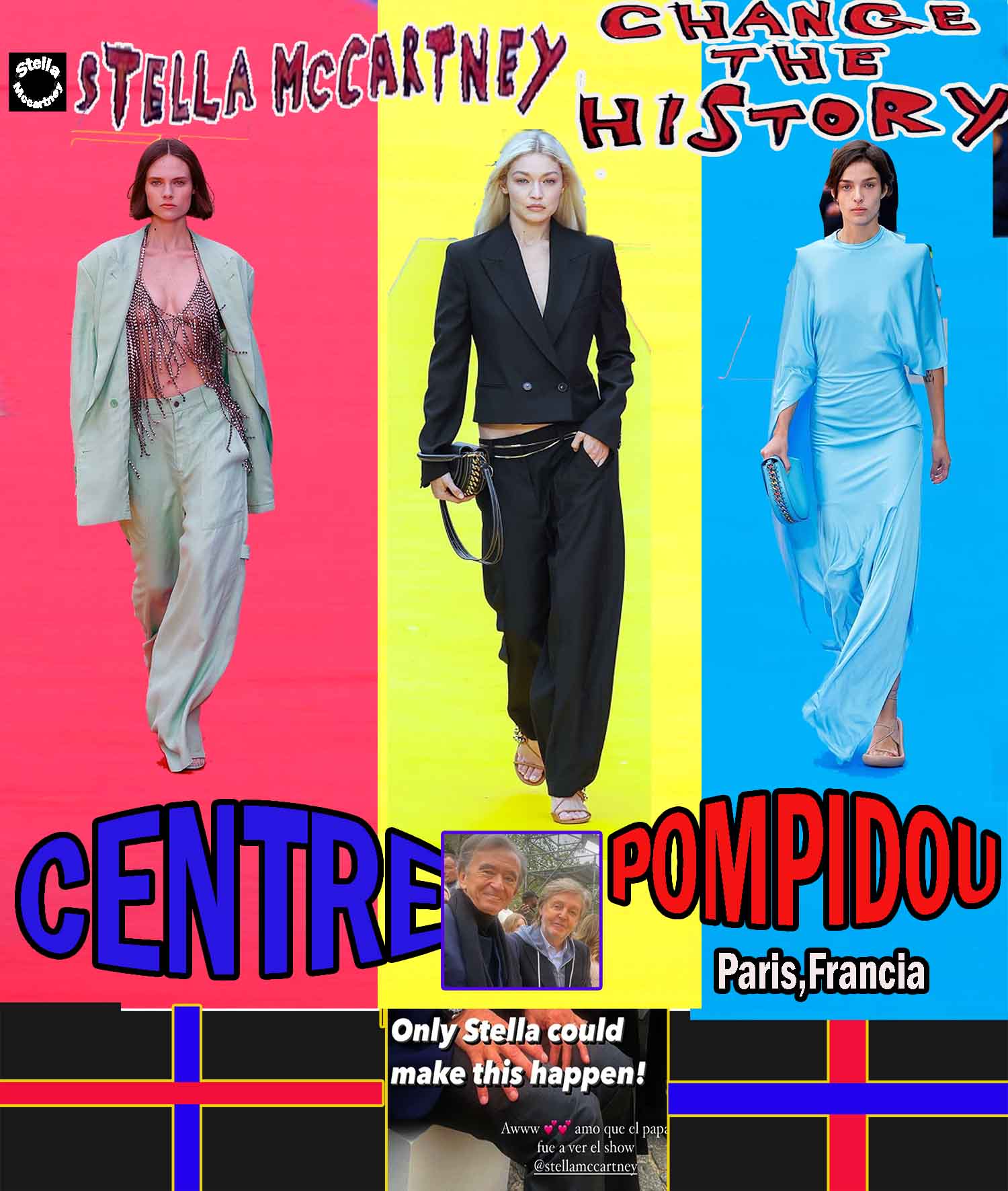 Stella Mccartney centre Pompidou 2022