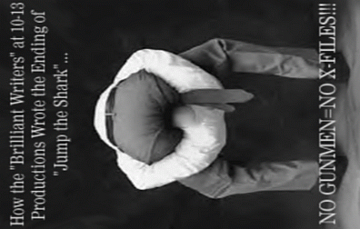 How the "Brilliant Writers" at 10-13 Productions wrote "Jump the Shark"