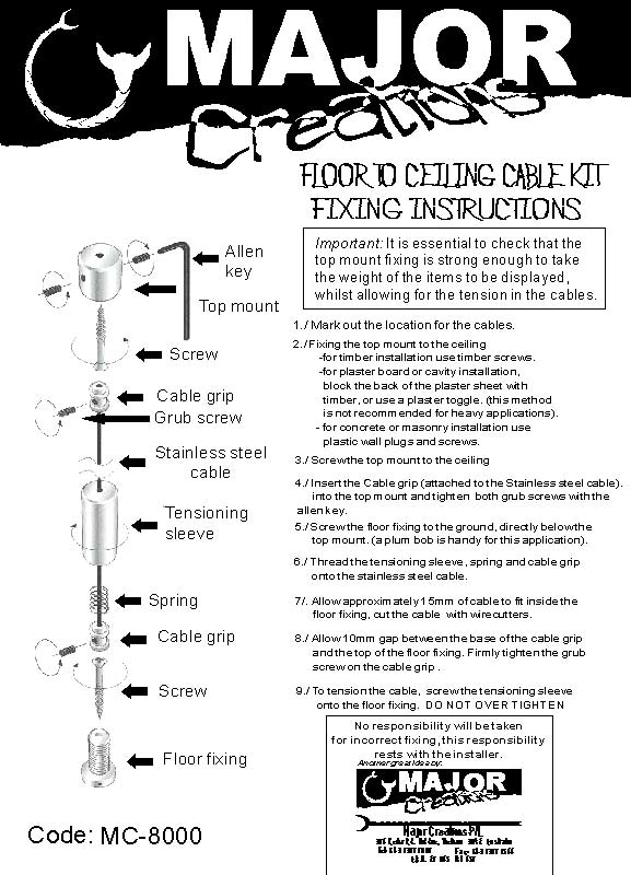 installation instructions