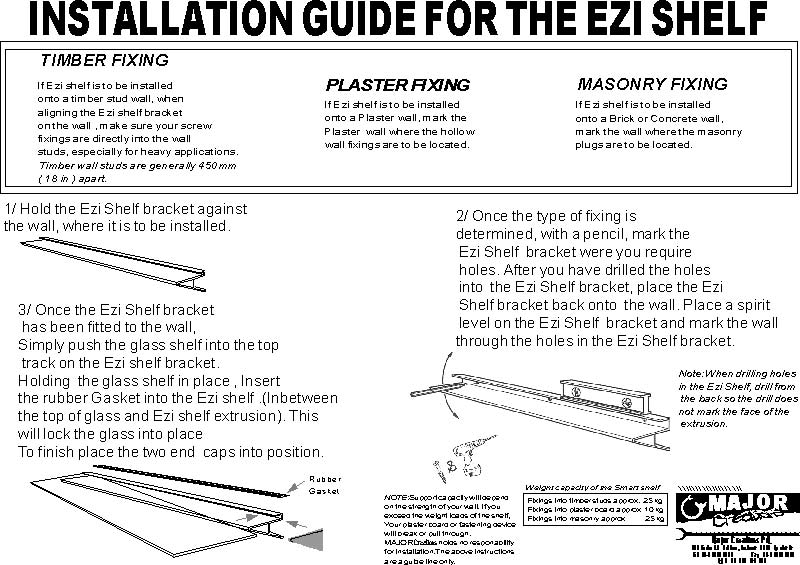 installation instructions