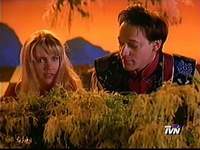 Joxer el Ahorcado, junto a una desnuda Gabrielle