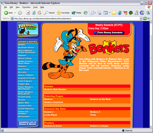 Bonkers @ Toon Disney