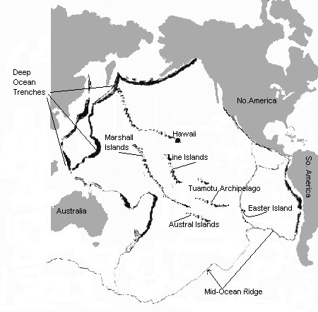 map of seamount chains