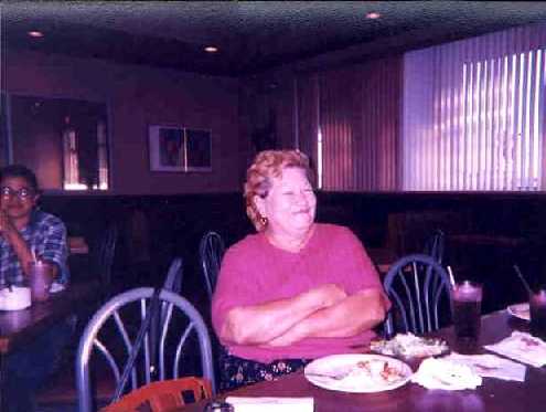 Mom w/ Ophie in background