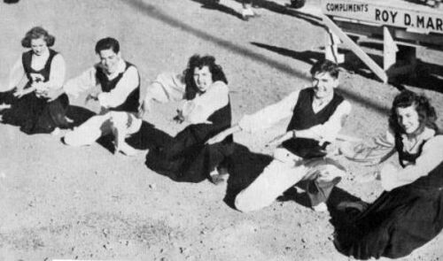 1948/49 RHS Cheerleaders