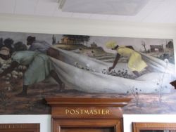 Mural in Post Office at Linden