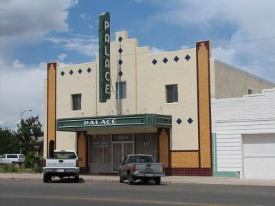 Palace movie theater in downtown Marfa