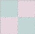 Pink & Green
Quilted Background