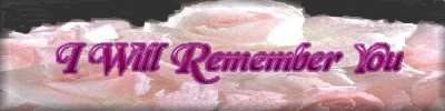 I Will Remember You