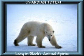 Polar Bear Guardian Totem
